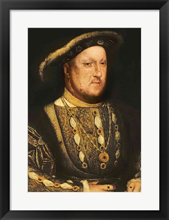 Framed Portrait of Henry VIII C Print