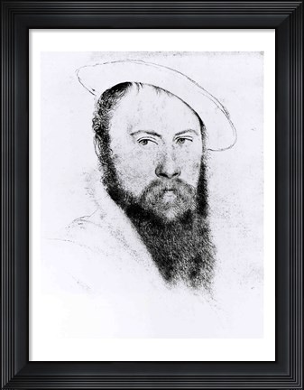 Framed Portrait of Sir Thomas Wyatt the Younger Print