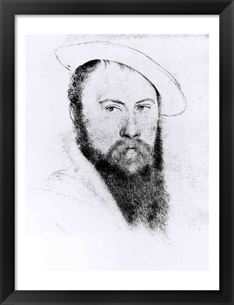 Framed Portrait of Sir Thomas Wyatt the Younger Print