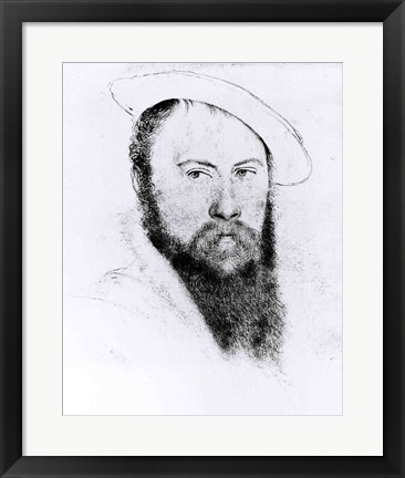 Framed Portrait of Sir Thomas Wyatt the Younger Print