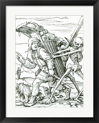 Framed Death and the Pedlar Print