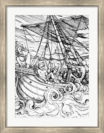 Framed Death and the Sailor Print