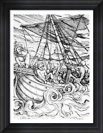 Framed Death and the Sailor Print