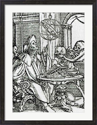 Framed Death and the Astronomer Print