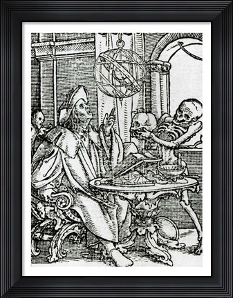 Framed Death and the Astronomer Print