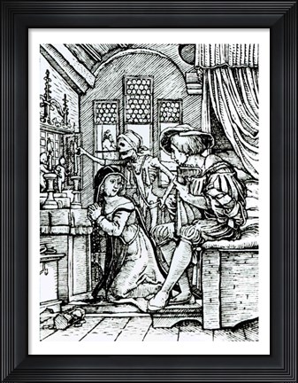 Framed Nun Print