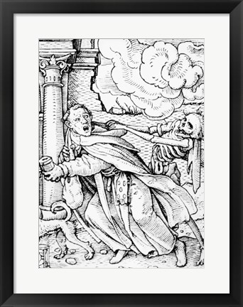 Framed Death and the Mendicant Friar Print