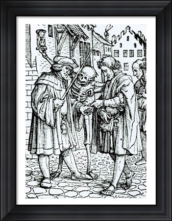 Framed Death and the Barrister Print