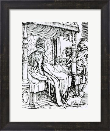 Framed Death and the Lady Print