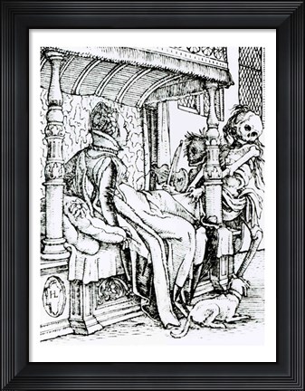 Framed Death and the Lady Print