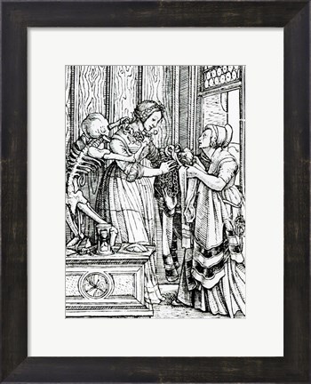 Framed Death and the Mistress Print