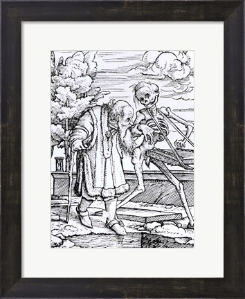 Framed Death and the Old Man Print