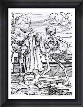 Framed Death and the Old Man Print