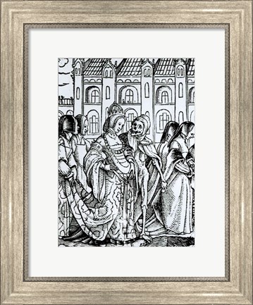 Framed Death and the Empress Print