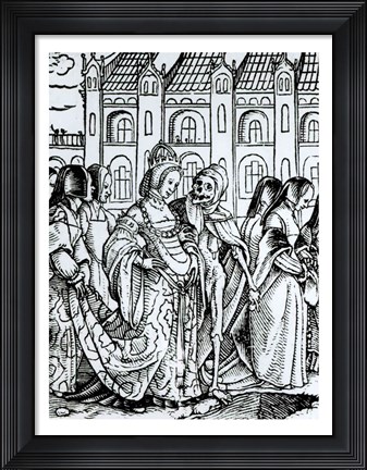 Framed Death and the Empress Print
