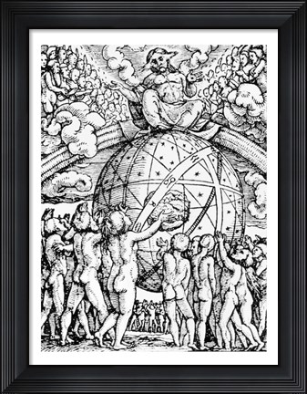 Framed Last Judgement Print