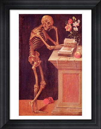Framed Vanitas, 1543 Print