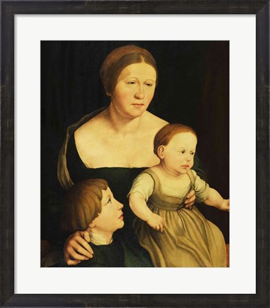 Framed Charity or The Family of the Artist, c.1528 Print