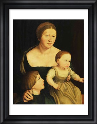 Framed Charity or The Family of the Artist, c.1528 Print