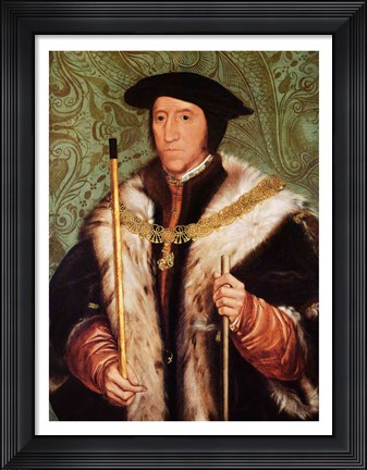 Framed Portrait of Thomas Howard, 1539 Print