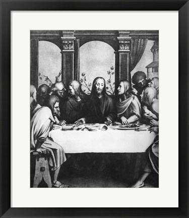 Framed Last Supper Print