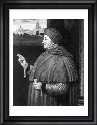 Framed Cardinal Thomas Wolsey Print