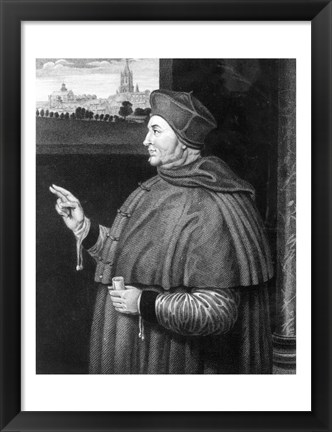 Framed Cardinal Thomas Wolsey Print