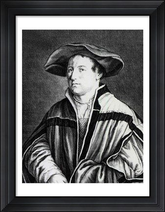 Framed Hans Holbein the Younger Print