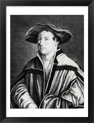 Framed Hans Holbein the Younger Print