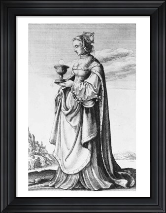 Framed St. Barbara Print