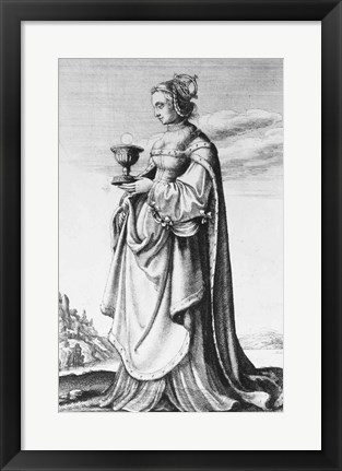 Framed St. Barbara Print