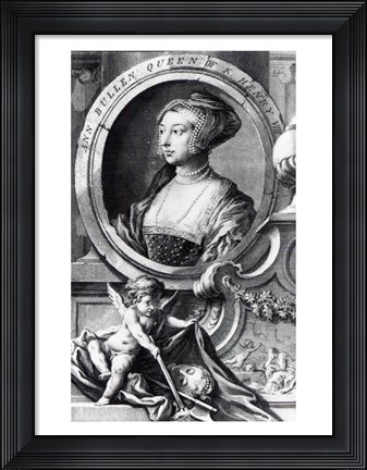 Framed Anne Boleyn Print