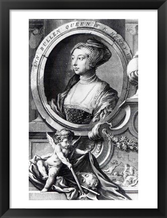 Framed Anne Boleyn Print