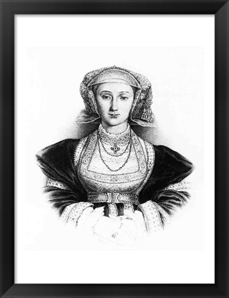 Framed Anne of Cleves (Detail) Print