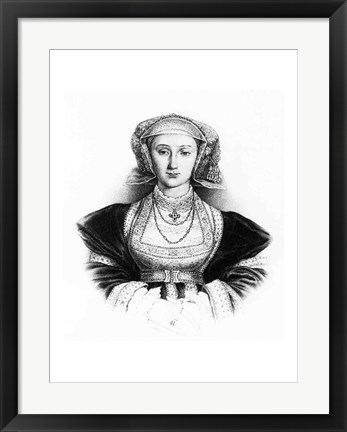 Framed Anne of Cleves (Detail) Print