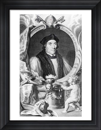 Framed John Fisher, Bishop of Rochester Print