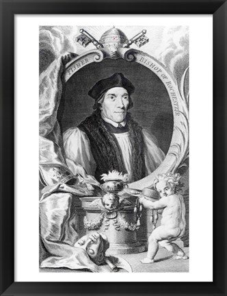 Framed John Fisher, Bishop of Rochester Print