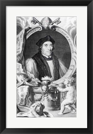 Framed John Fisher, Bishop of Rochester Print