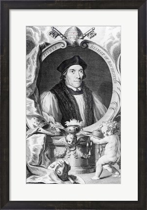 Framed John Fisher, Bishop of Rochester Print