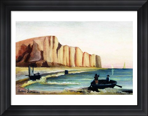 Framed Cliffs, c.1897 Print