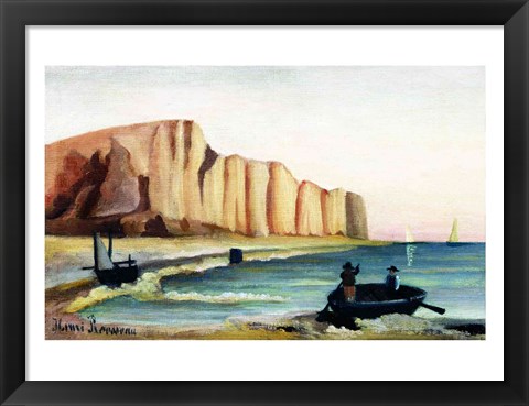 Framed Cliffs, c.1897 Print