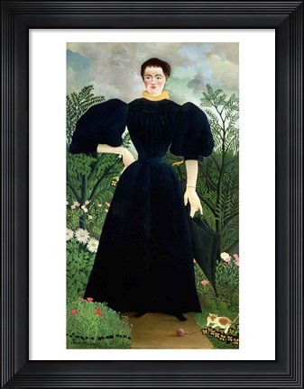 Framed Portrait of a Woman Print