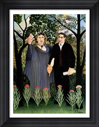 Framed Muse Inspiring the Poet Print