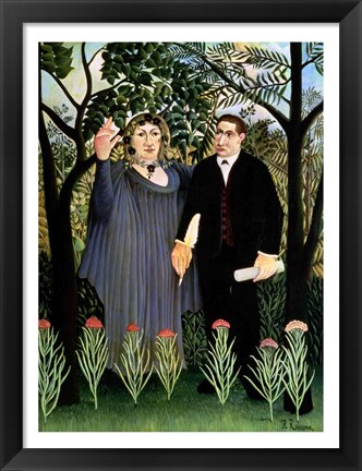 Framed Muse Inspiring the Poet Print