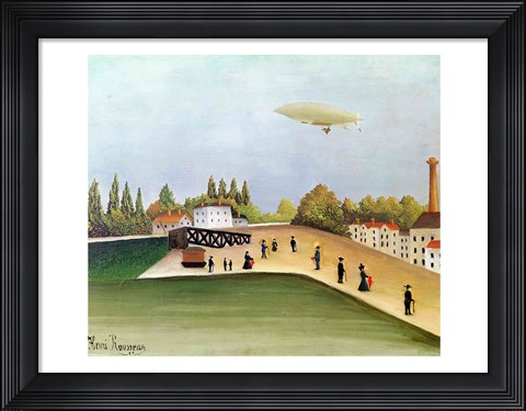 Framed Quay at Ivry Print