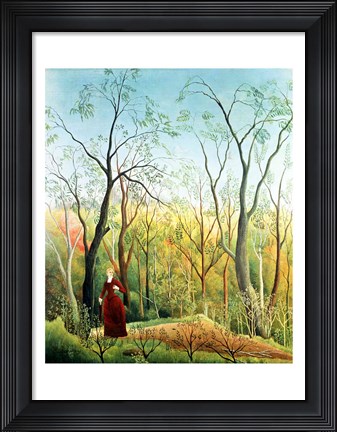 Framed Walk in the Forest Print