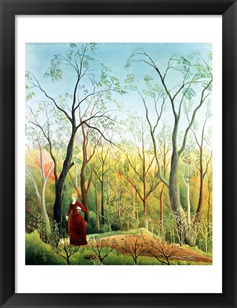 Framed Walk in the Forest Print