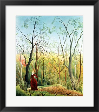 Framed Walk in the Forest Print