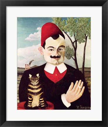 Framed Portrait of Pierre Loti Print