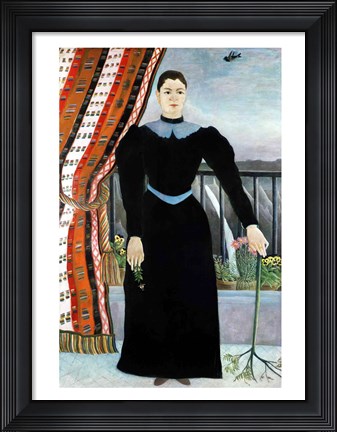 Framed Portrait of a Woman, 1895 Print